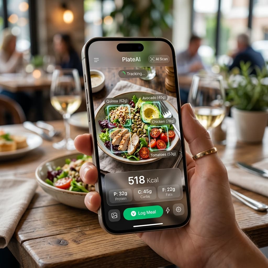 PlateAI App Mockup